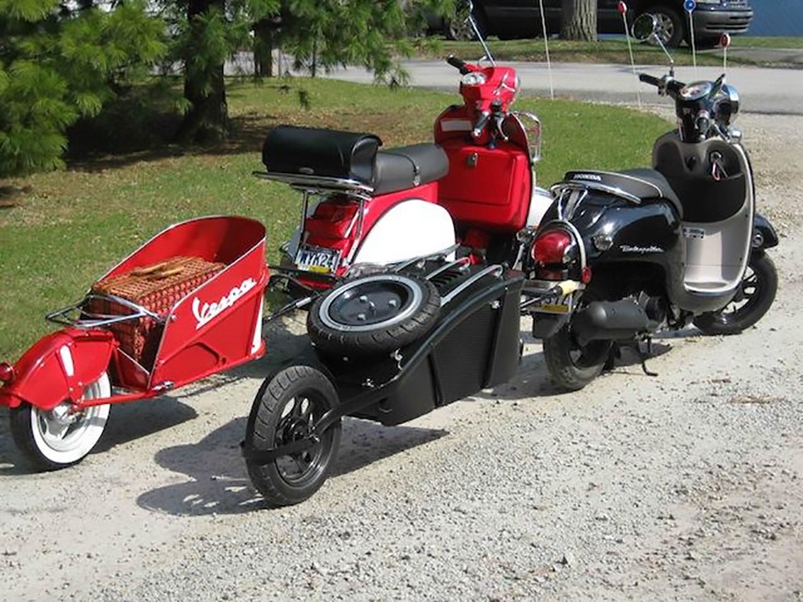 Vespa dengan trailer
