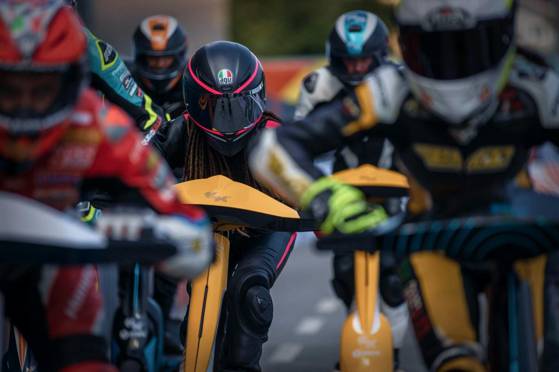 E-Scooter im Rennen