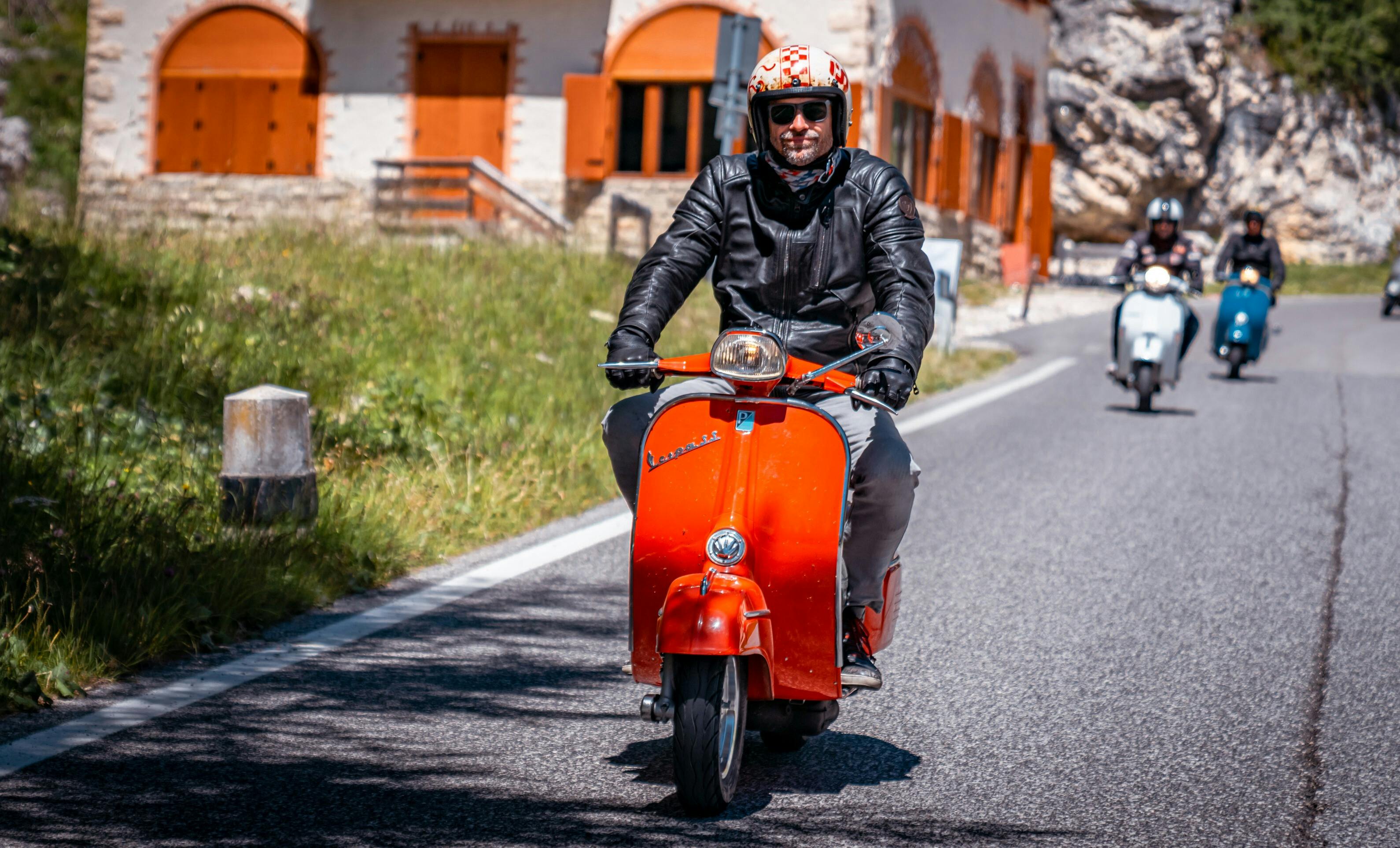 Rollerfahrer