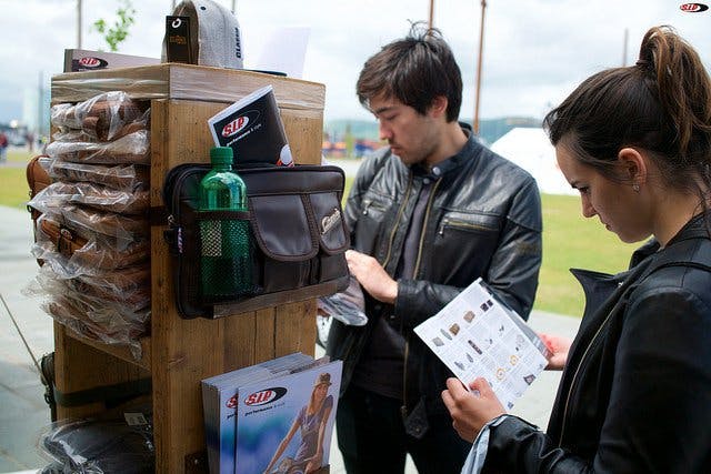 Interessierte am SIP-Stand