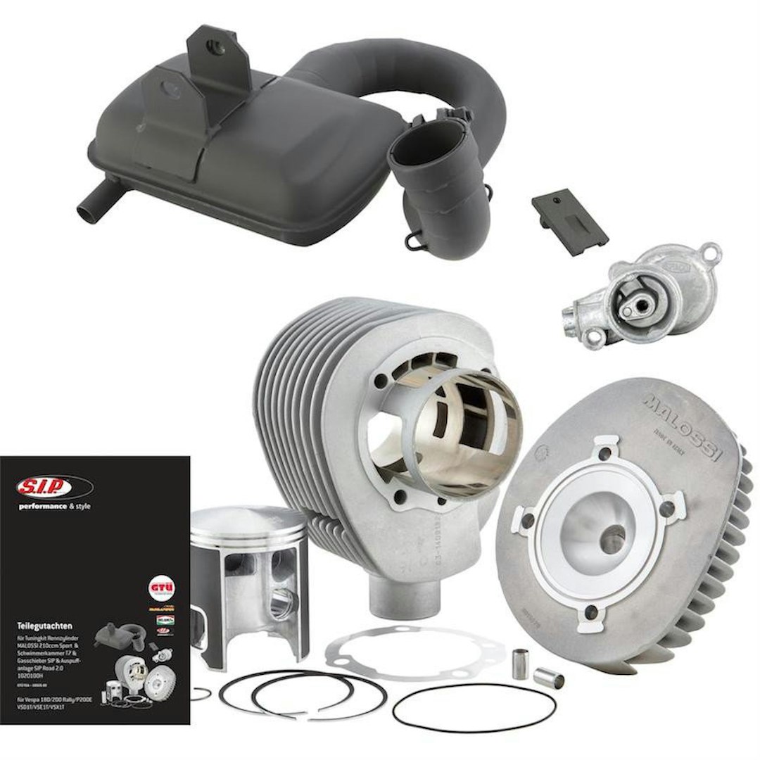 Tuning kits for Vespas with TÜV certificate from SIP Classic Scene