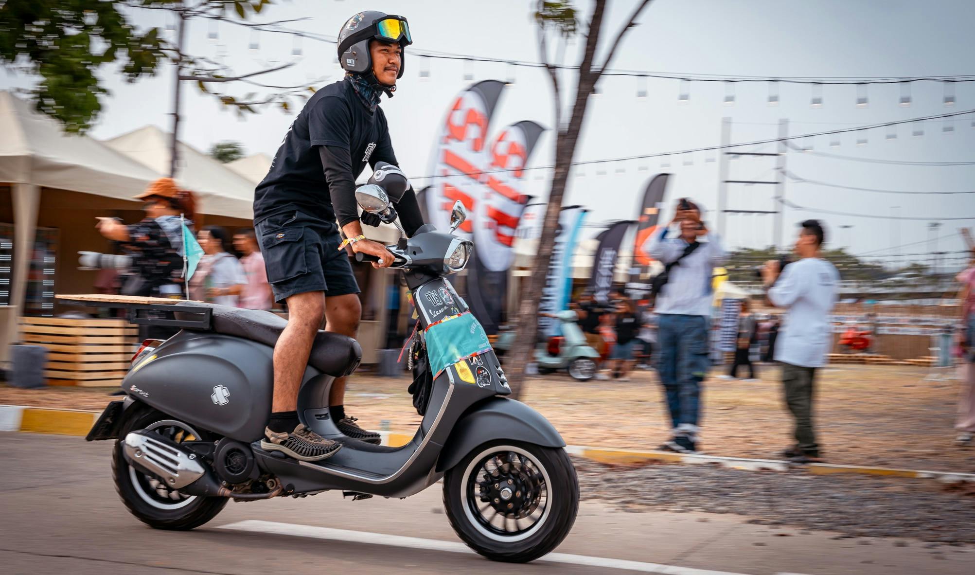 Thai Vespa Rider