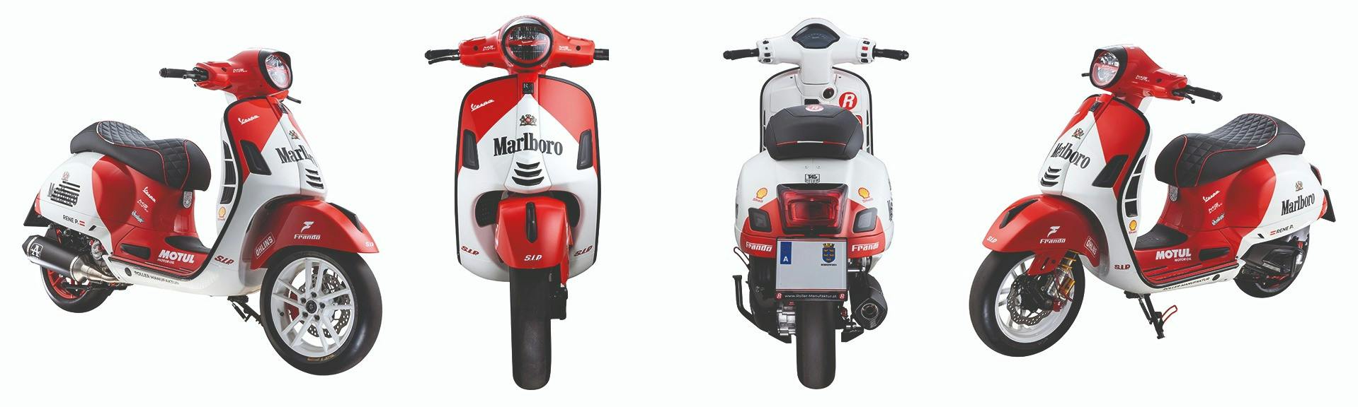 Vespa GTS 310 SuperSport "Marlboro" personalizzata