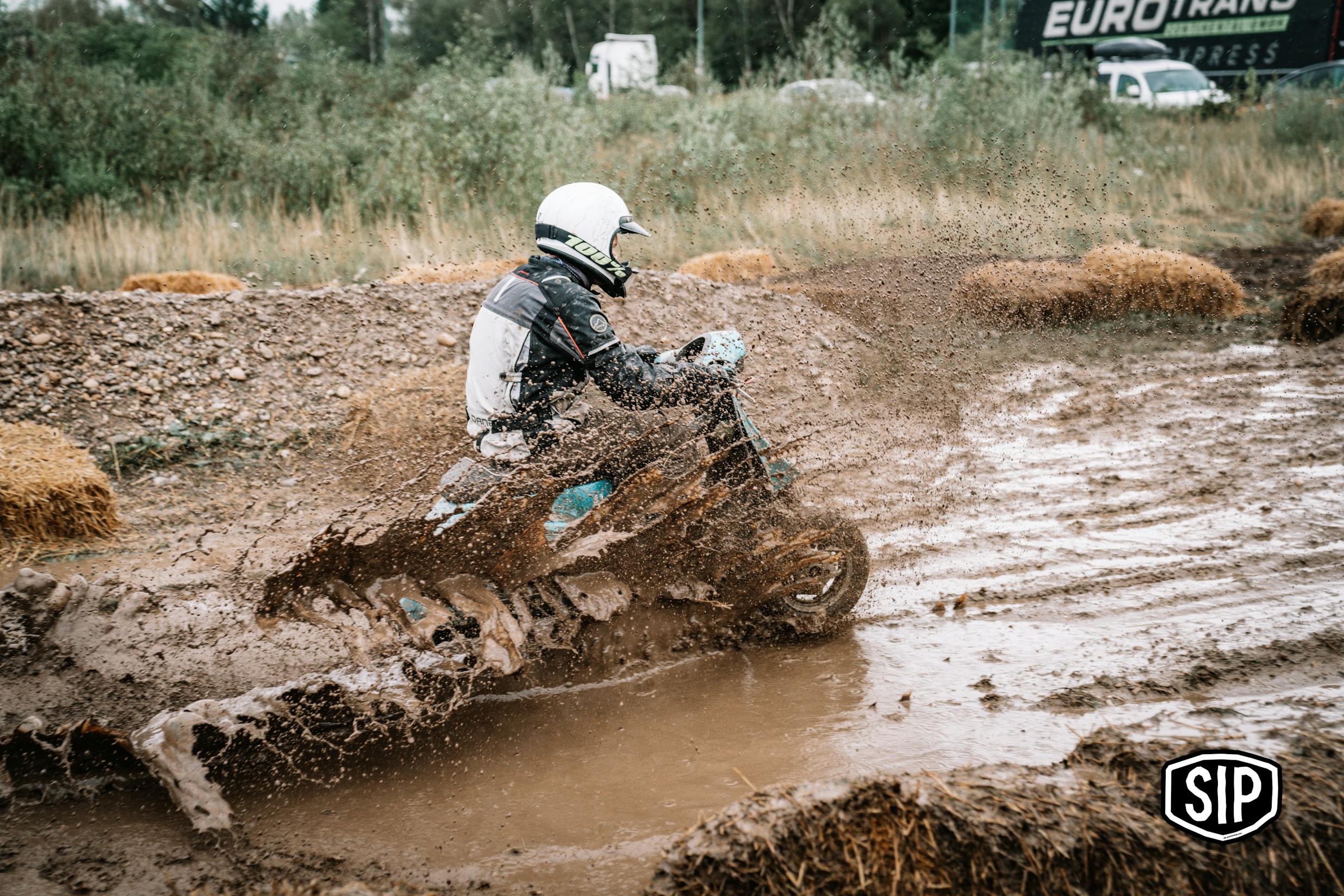 Vespa in the mud